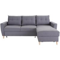 Sarokkanapé Clio - szürke, Design, textil (230/159cm) - Ondega