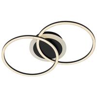 LED-DECKENLEUCHTE R62783132 VENIDA - Schwarz/Weiß, Design, Kunststoff/Metall (50/30/7,5cm)