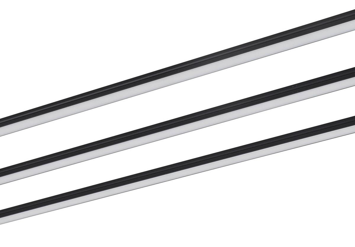 LED-Leuchtkasten Numik Schwarz max. 22 Watt - černá, Moderní, plast (50/75/1,3/0,7cm) - Mömax