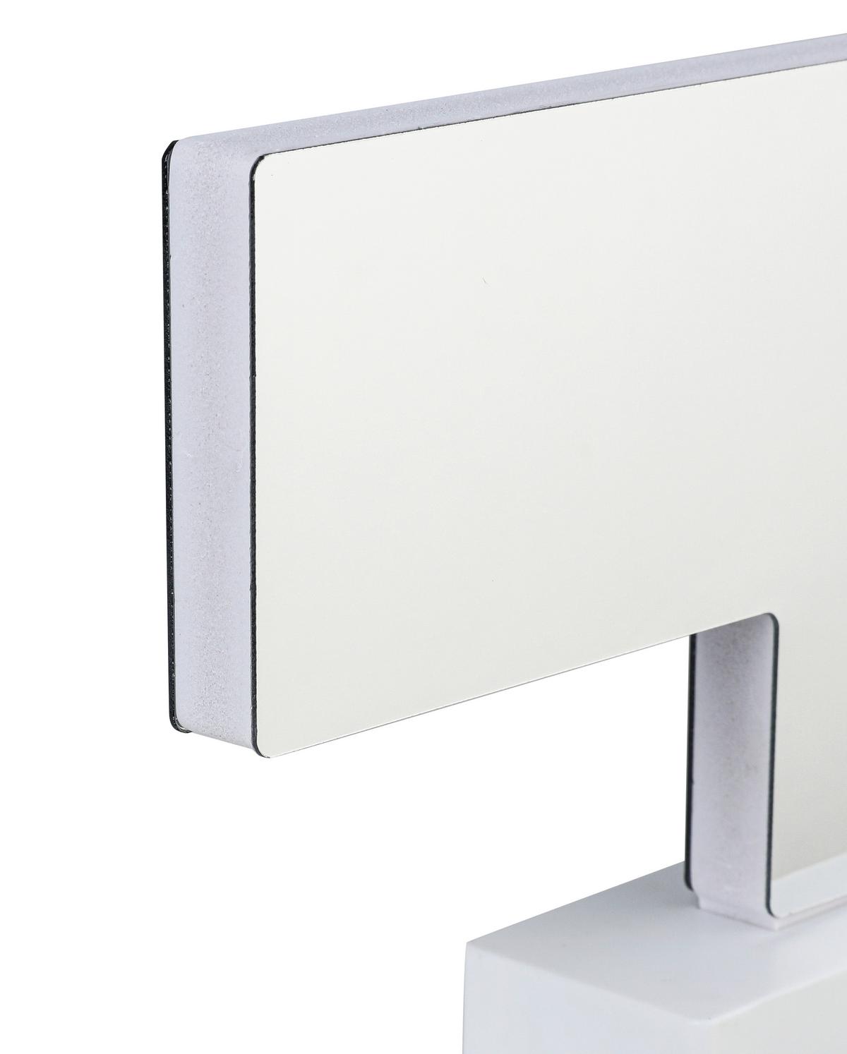 LED-Dekoleuchte Cathleen - Chromfarben/Weiß, Basics, Kunststoff (25,4/4,6/15,2cm) - Luca Bessoni