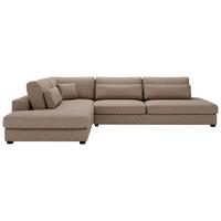 Sven Hellbarun S: 244x332 cm - Hellbraun/Schwarz, Design, Textil (244/332cm) - Livetastic