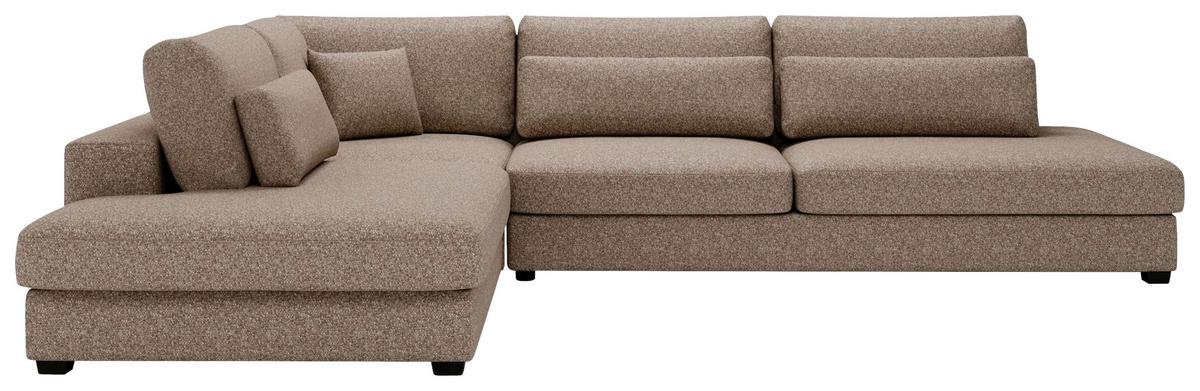 Sven Hellbarun S: 244x332 cm - Hellbraun/Schwarz, Design, Textil (244/332cm) - Livetastic