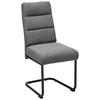 Schwingstuhl Hilal - Dunkelgrau/Schwarz, LIFESTYLE, Holz/Textil (45/94/62cm) - MID.YOU