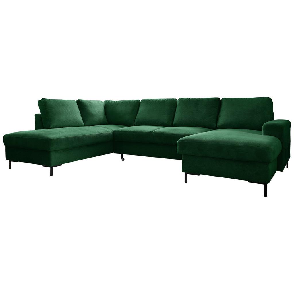 Wohnlandschaft Lofty Lilly Smaragdgrün U: 197x303x148cm