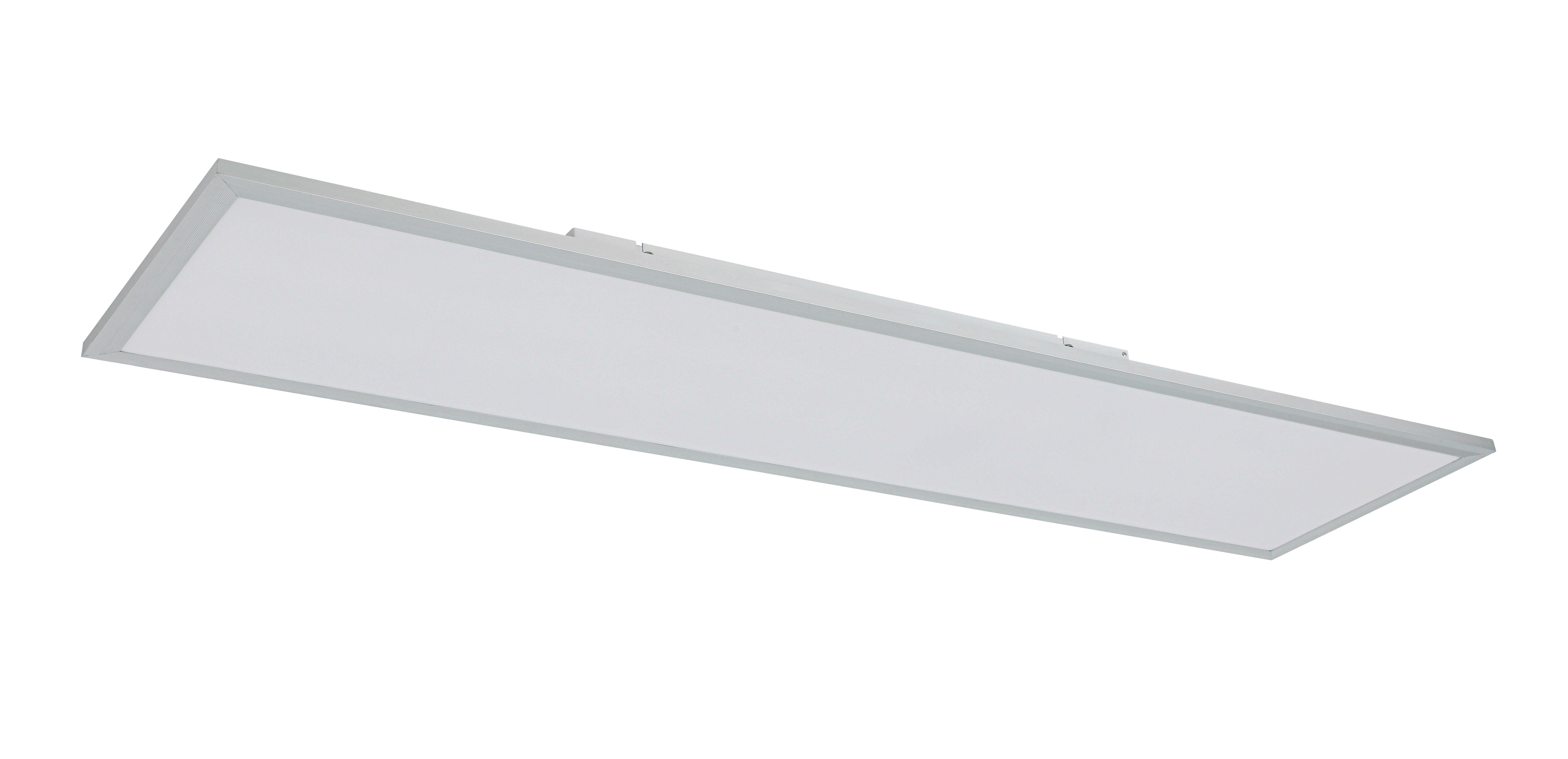 STROPNÍ LED SVÍTIDLO CORNELIUS -AKT- - bílá/barvy stříbra, Moderní, kov/plast (120/30/7,5cm) - Mömax