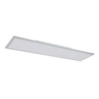 STROPNÉ LED SVIETIDLO CORNELIUS -AKT- - biela/strieborná, Modern, kov/plast (120/30/7,5cm) - Mömax