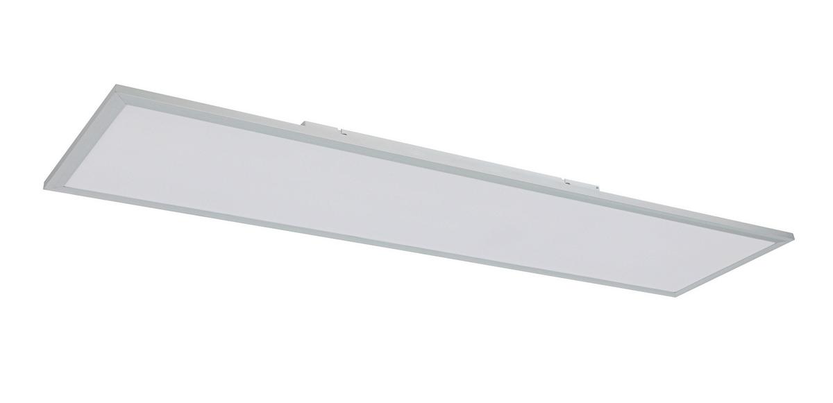 STROPNÍ LED SVÍTIDLO CORNELIUS -AKT- - bílá/barvy stříbra, Moderní, kov/plast (120/30/7,5cm) - Mömax