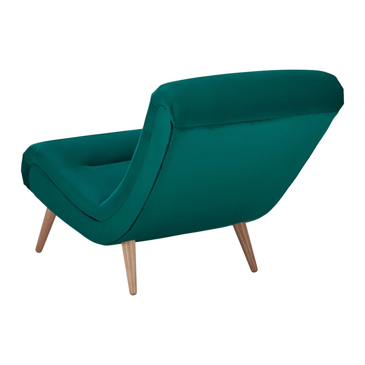 Kreslo JAN zelená - zelená/prírodná farba, Modern, drevo/textil (74/102/90cm) - Bessagi Home