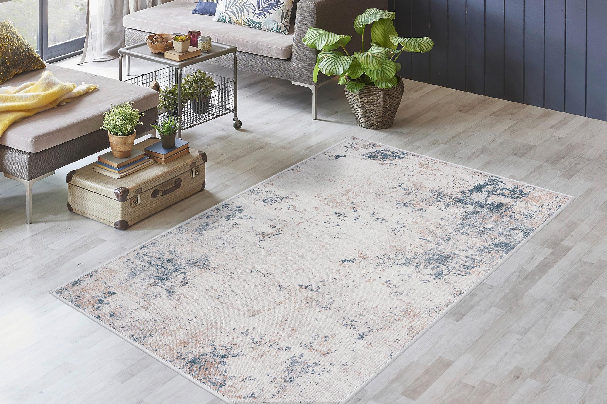 Flachwebteppich Maika 800 - Grau, KONVENTIONELL, Textil (80/150cm)