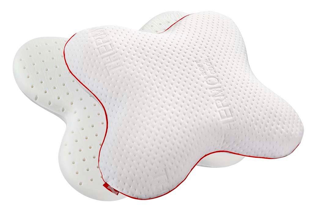 ŠÍJOVÝ OPĚRNÝ POLŠTÁŘ TOM BUTTERFLY "X" - bílá, Moderní, textil (48/56/14cm)