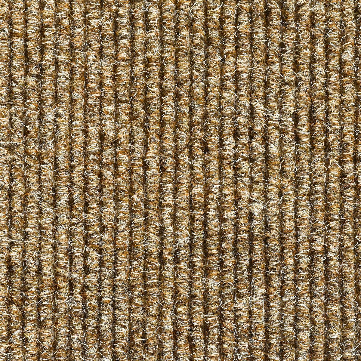 Teppichfliese Beige Solid Rib 50x50 Cm Florhöhe 2,5 Mm - Beige, Basics, Textil (50/50cm)