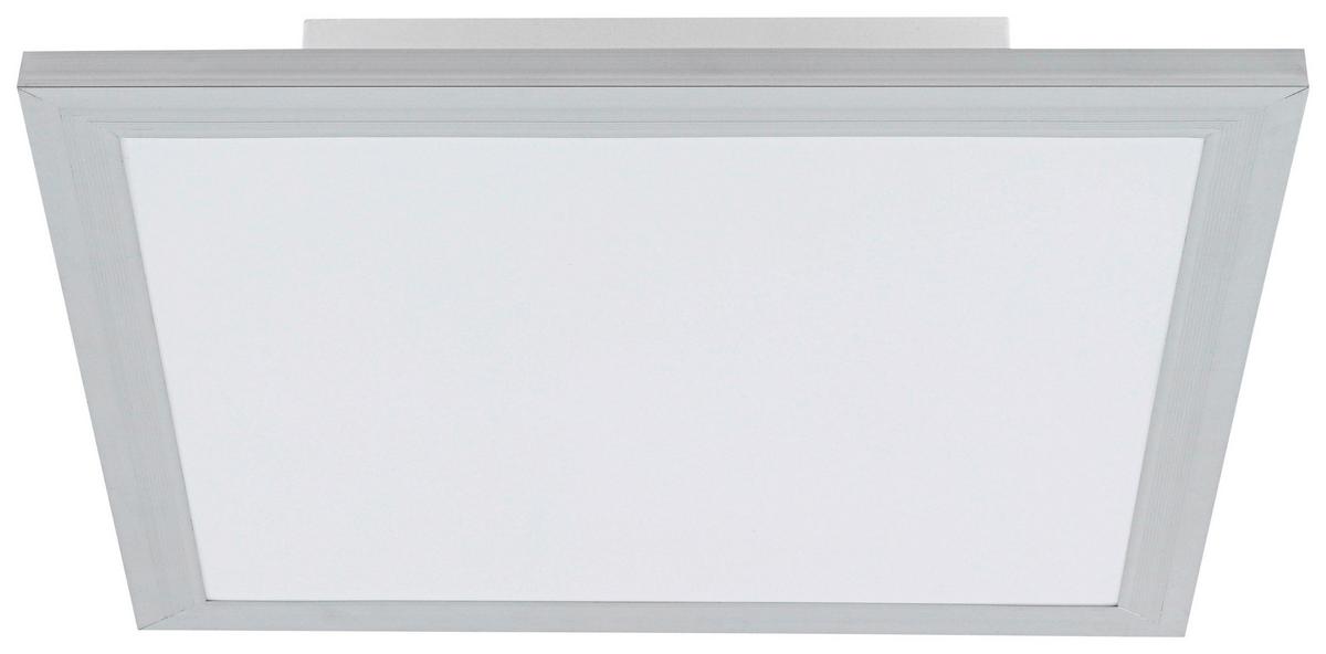 LED-Deckenleuchte Severin - Silberfarben/Weiß, MODERN, Kunststoff/Metall (30/30/5,5cm) - Luca Bessoni