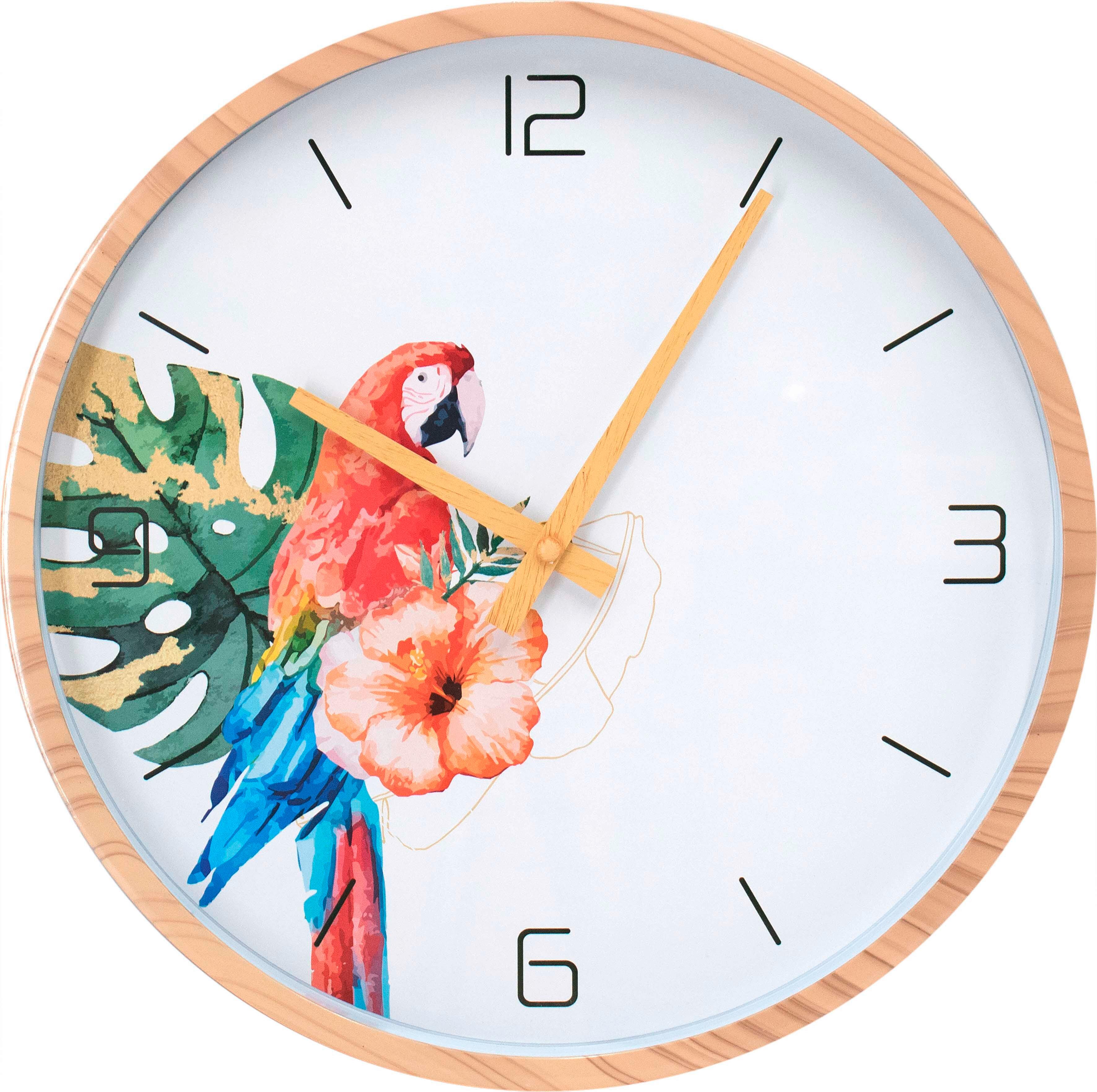 Wanduhr Cospa - Multicolor, Design, Glas/Papier (30/4cm) - Luca Bessoni