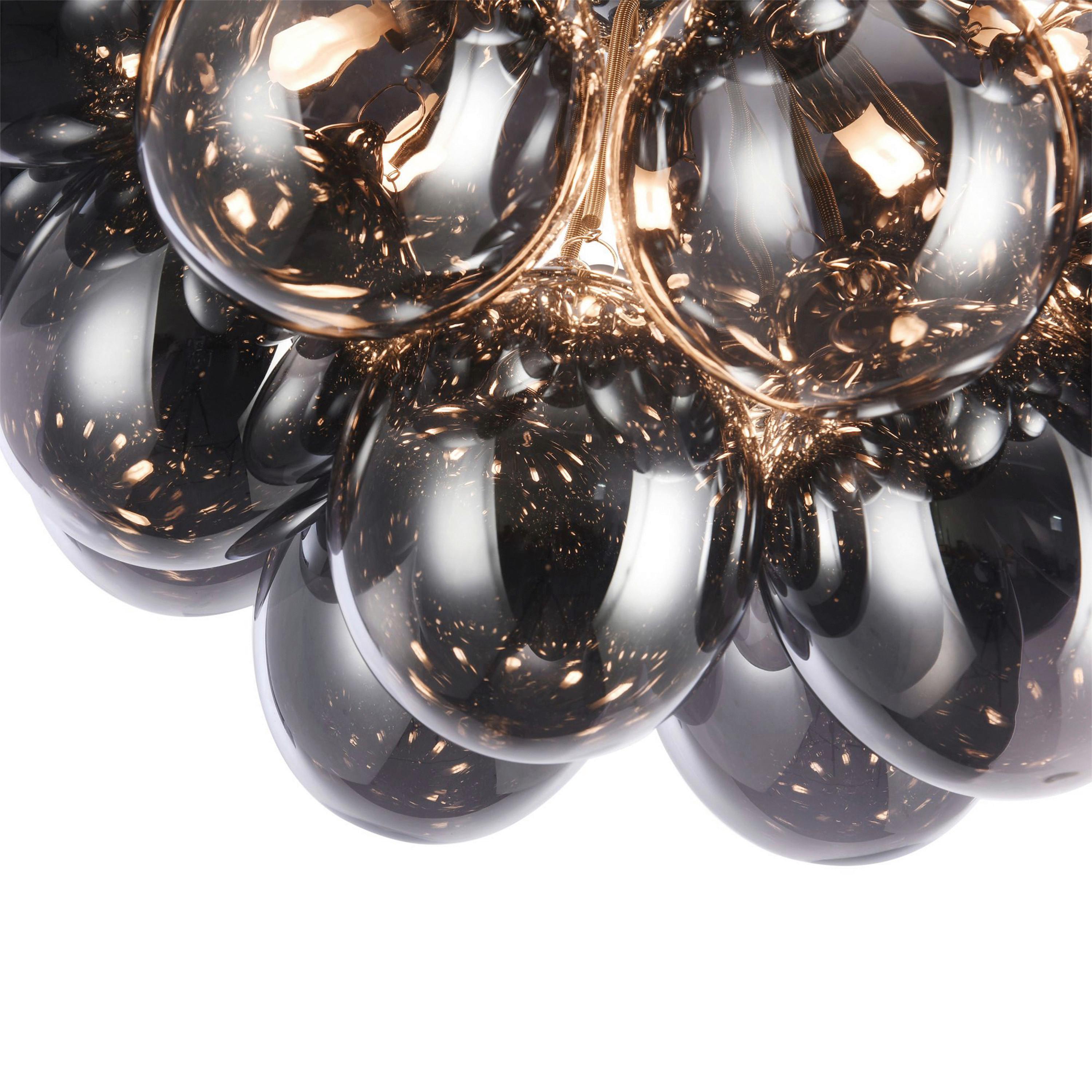 Deckenleuchte Balbo - Nickelfarben, Trend, Glas/Metall (50/29,5/50cm) - MAYTONI
