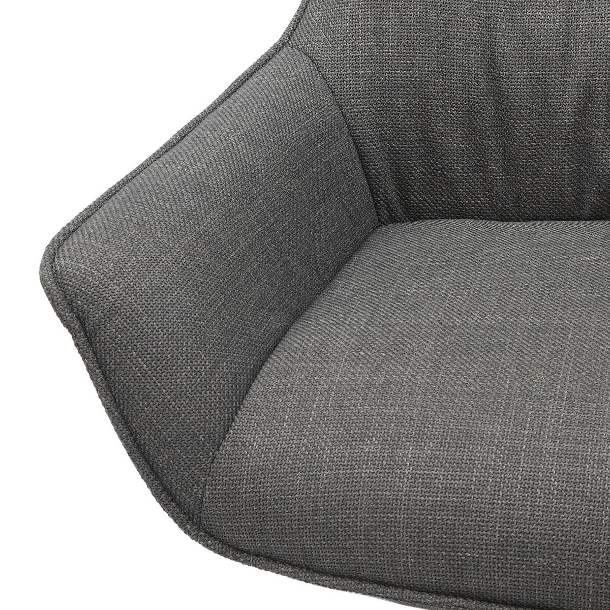 Sessel Grau B: 85 Cm - Schwarz/Grau, MODERN, Textil (85/103/83cm) - Livetastic