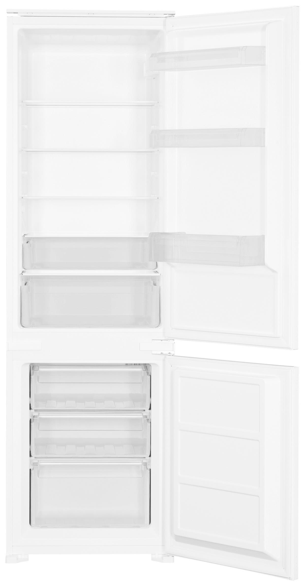 KÜHL-GEFRIER-KOMBINATION Weiß B: 54cm - Weiß, Trend, Glas/Kunststoff (54/178/54cm) - Respekta