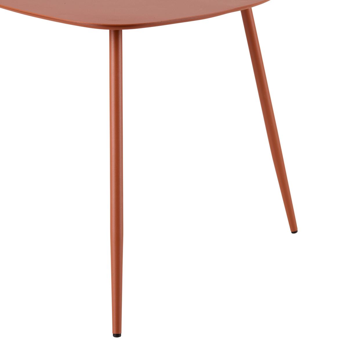 KONFERENČNÍ STOLEK FINE ORANŽOVÁ - oranžová, Moderní, kov (56/45,5/57,5cm) - Mömax