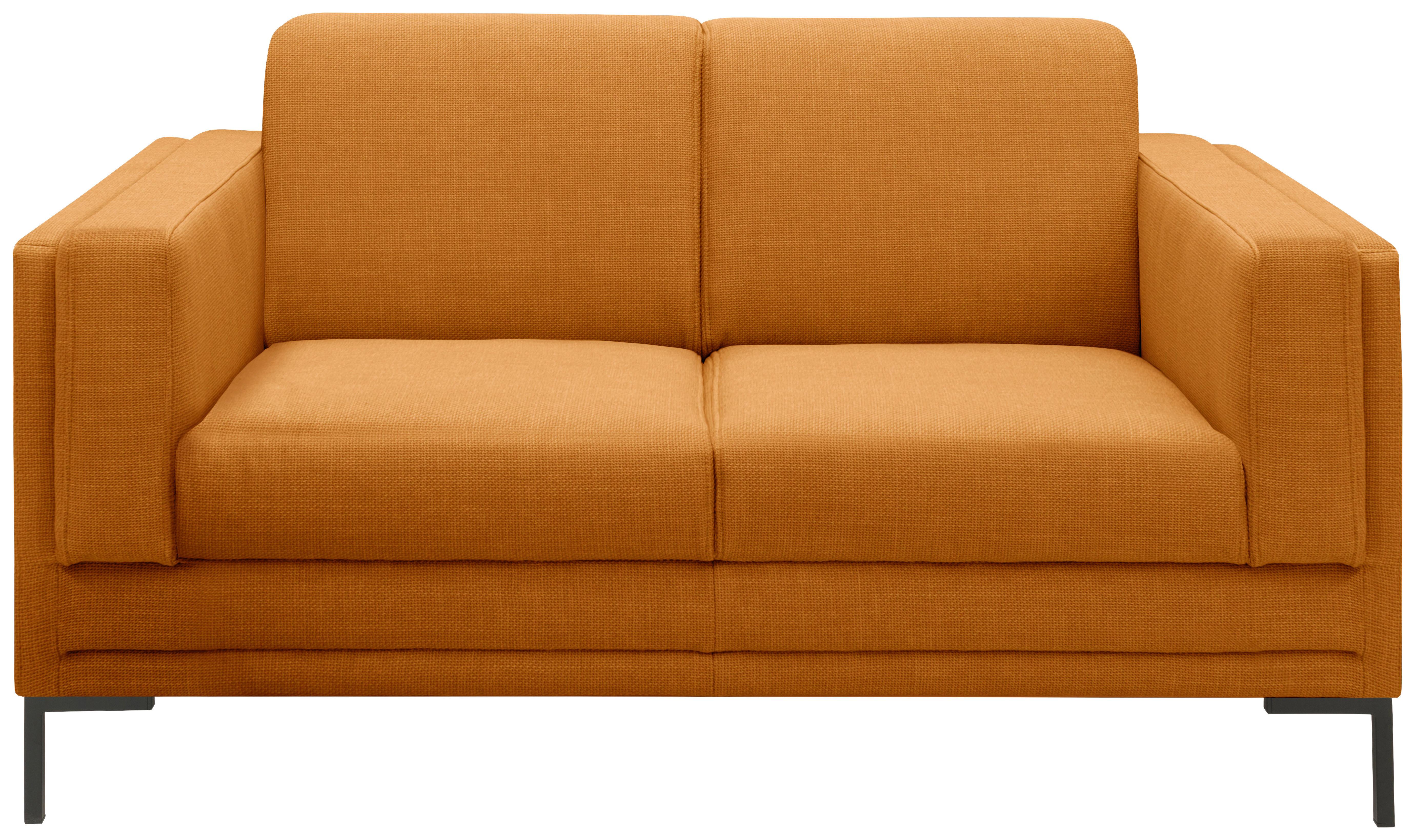2-sitzer-sofa Looks Vii Orange B: 155 Cm - Silberfarben/Schwarz, Design, Textil (155/82/90cm) - LOOKS by W.Joop