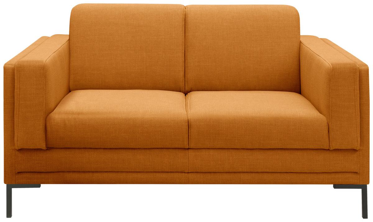 2-sitzer-sofa Looks Vii Orange B: 155 Cm - Silberfarben/Schwarz, Design, Textil (155/82/90cm) - LOOKS by W.Joop