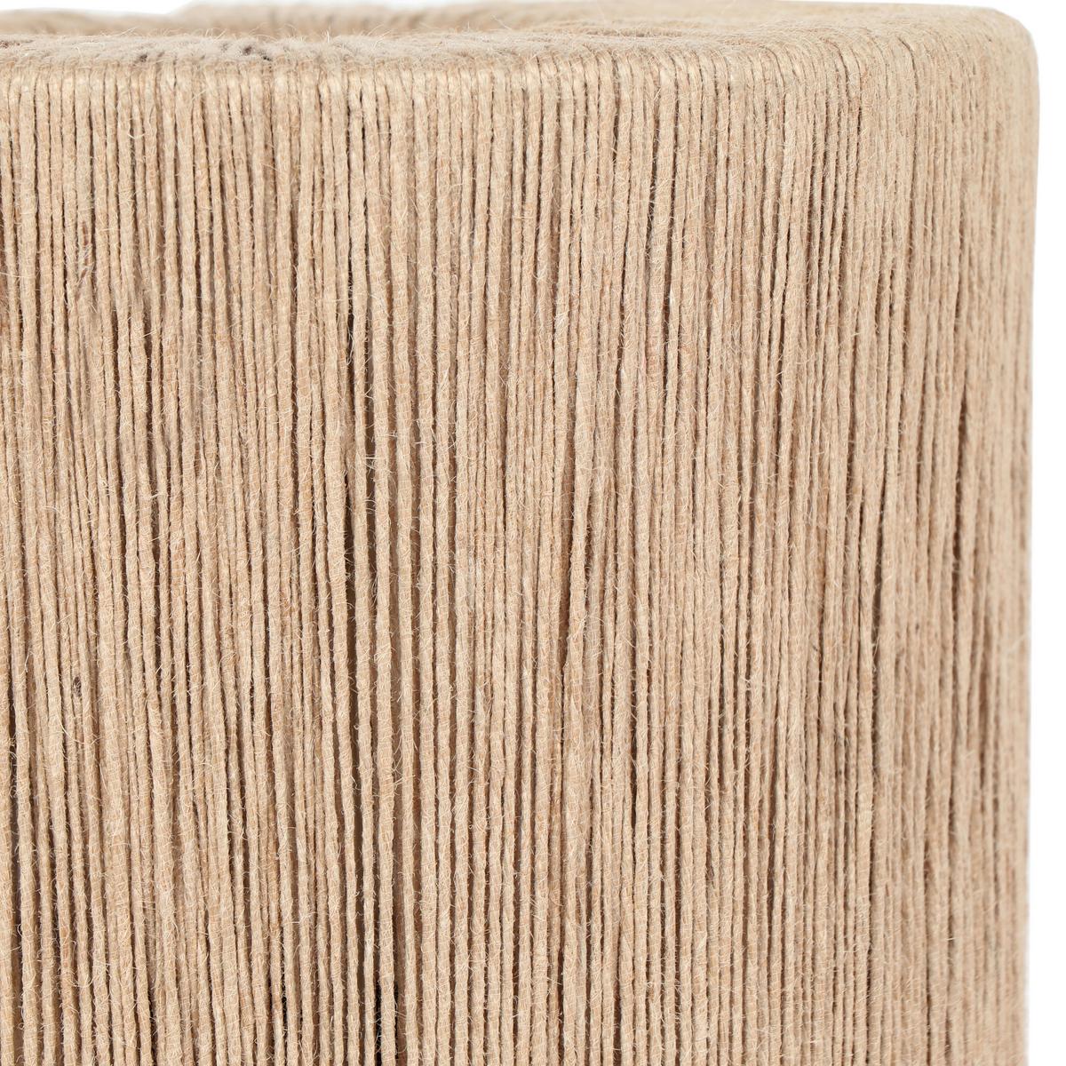 Tischleuchte 566800136 Smilla - Schwarz/Naturfarben, Natur, Textil/Metall (21/45cm) - Trio Leuchten