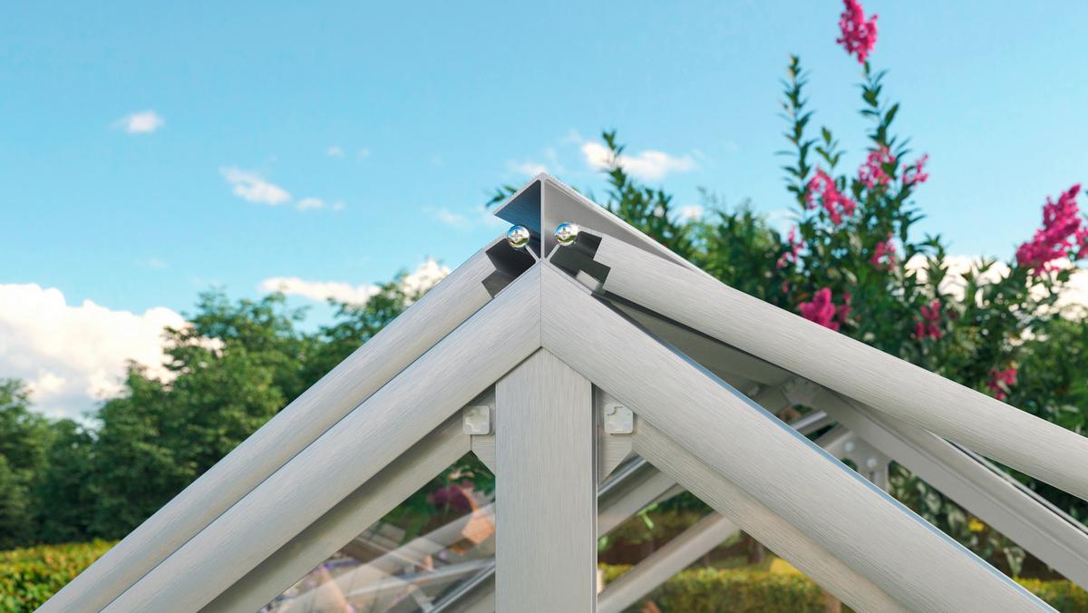 Hochbeetaufsatz Aluminium Gamma 89x38,4x124,3 cm - Schwarz, Basics, Metall (89/38,4/124,3cm)