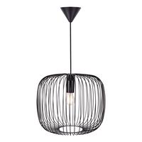 Hängeleuchte Beroni Schwarz D: 40 cm - Schwarz, KONVENTIONELL, Metall (40/33cm) - Nordlux