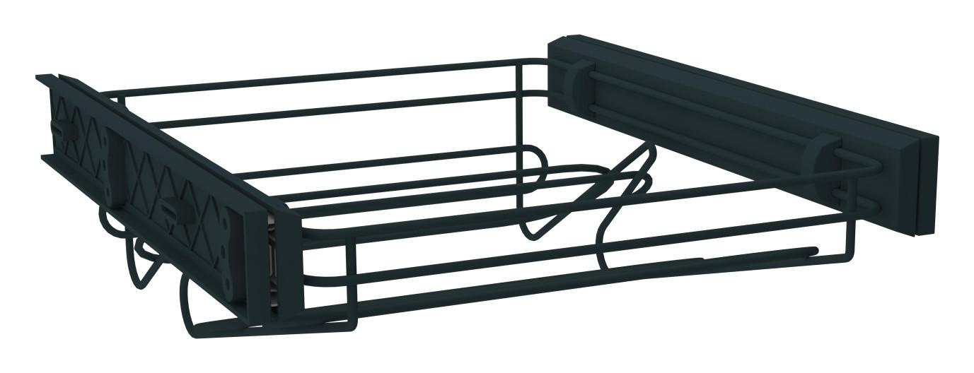 otvorená skriňa UNIT š. 182 cm dekor biela - biela/chrómová, Modern, kompozitné drevo/plast (182,2/210/56,5cm) - Ondega