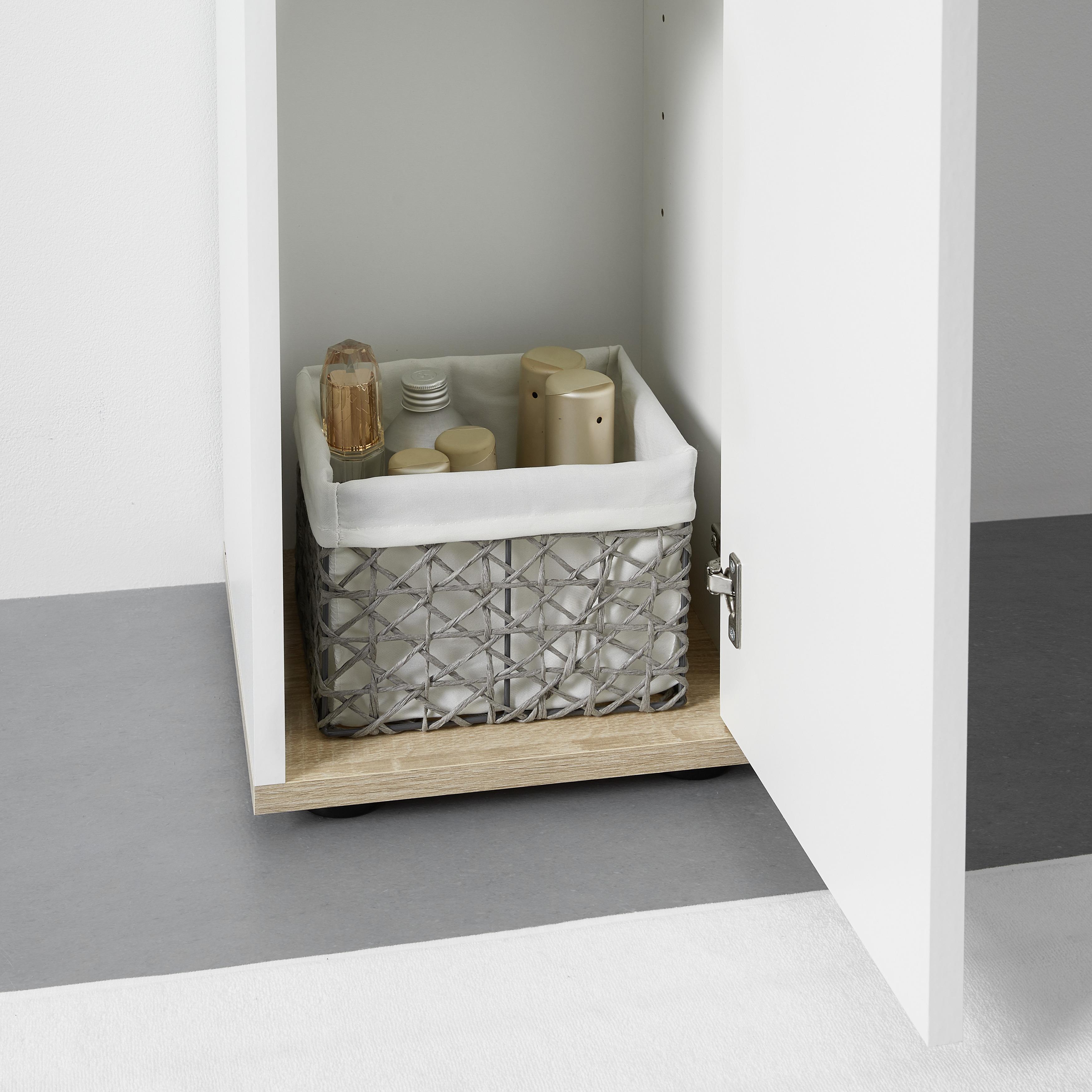 Spiegelschrank YASMIN Weiß 30 cm Breite