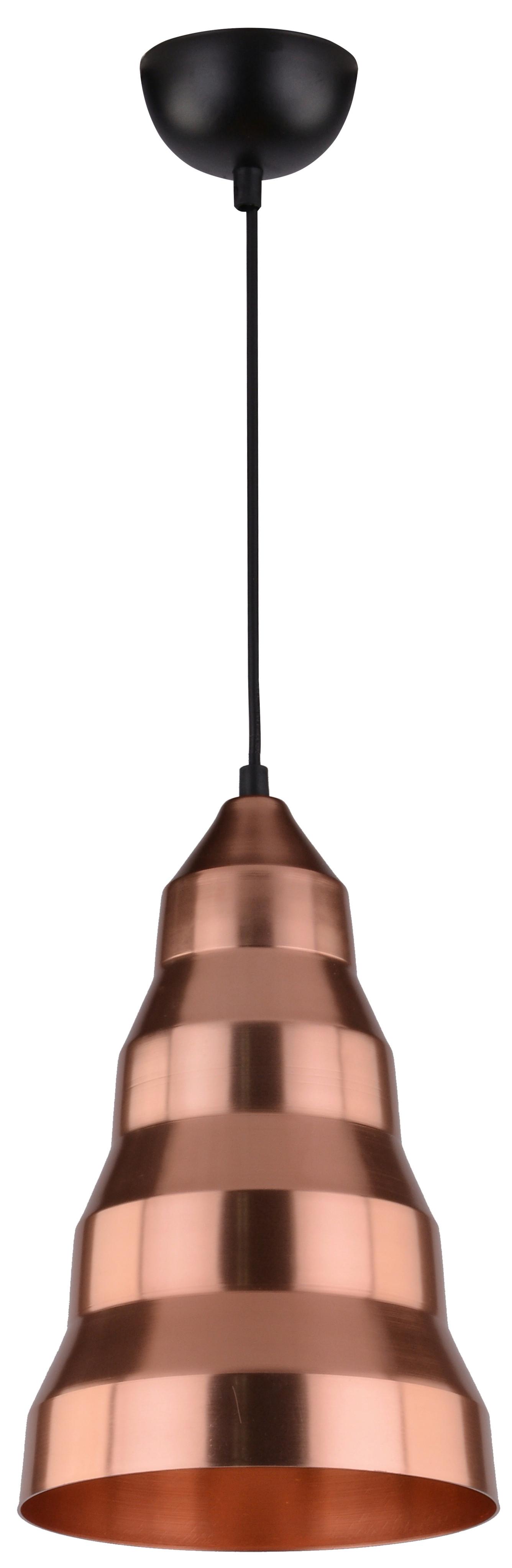 Pendelleuchte 31-58560 Vesuvio - Kupferfarben, Design, Metall (20/20/130cm)
