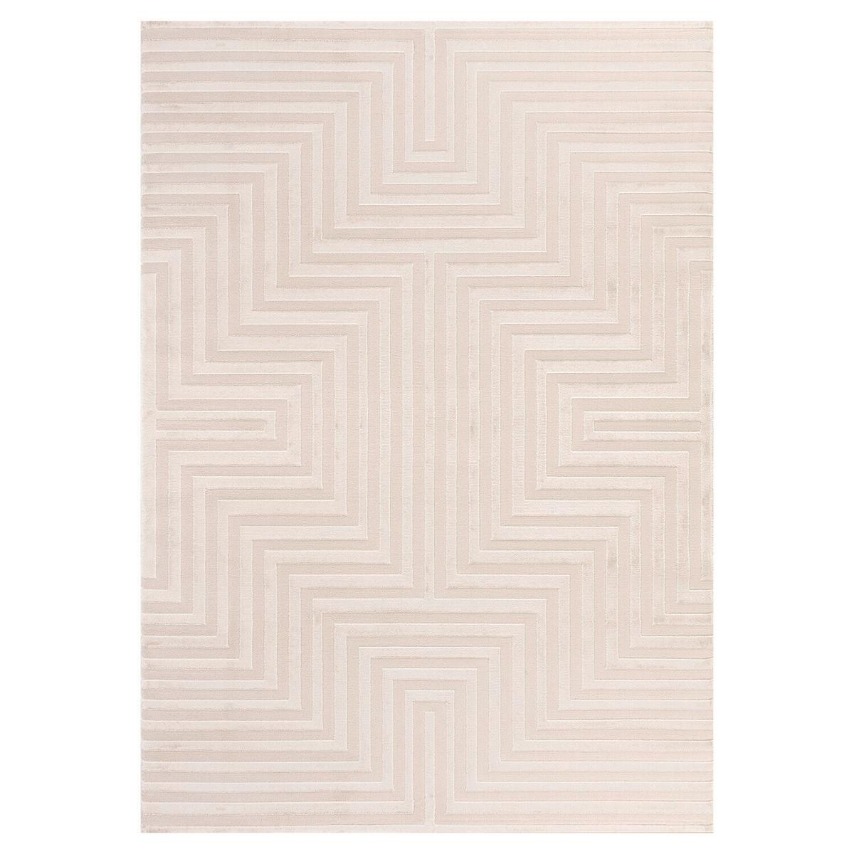 Webteppich Sahara - Beige, Design, Textil (80/150cm) - Novel