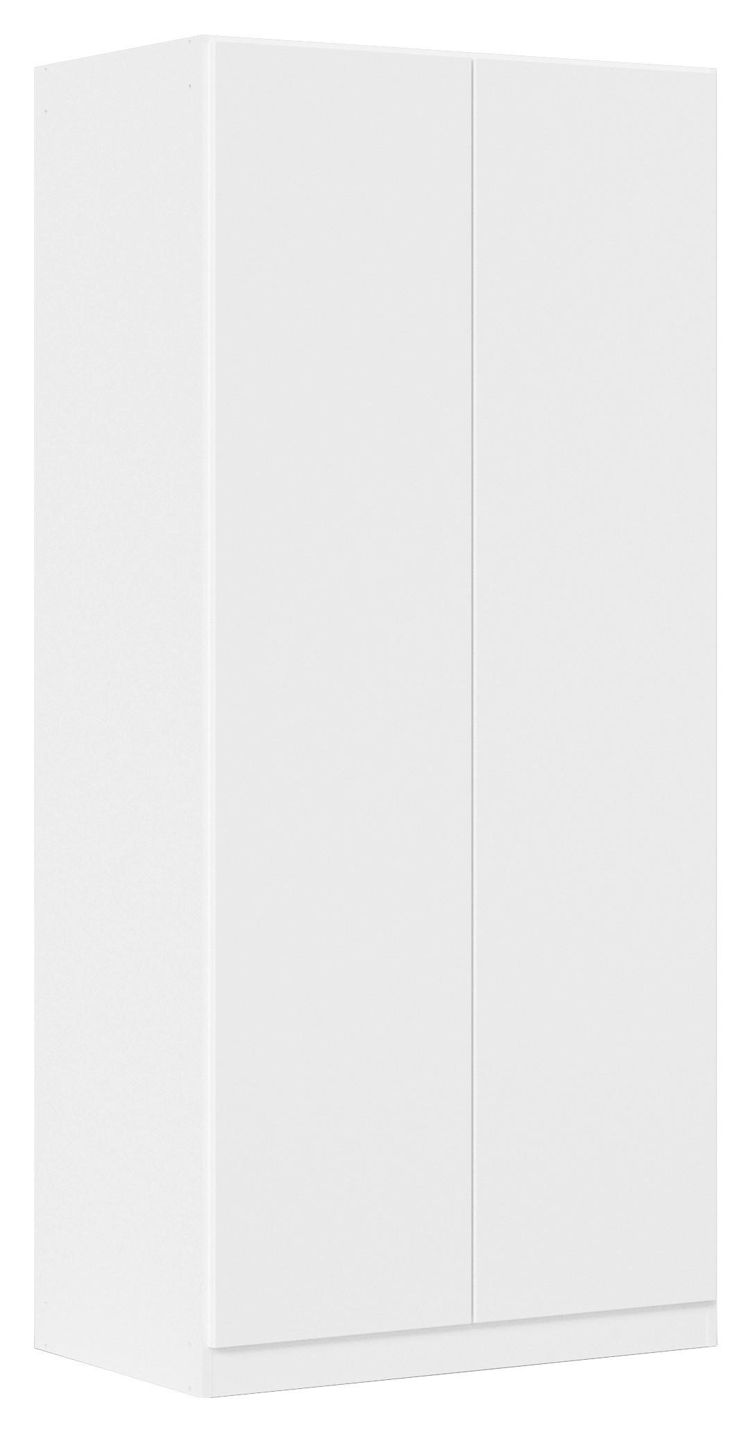 Drehtürenschrank Costa Weiß B: 91 cm - Weiß, MODERN, Holzwerkstoff (91/197/54cm) - Rauch Möbel