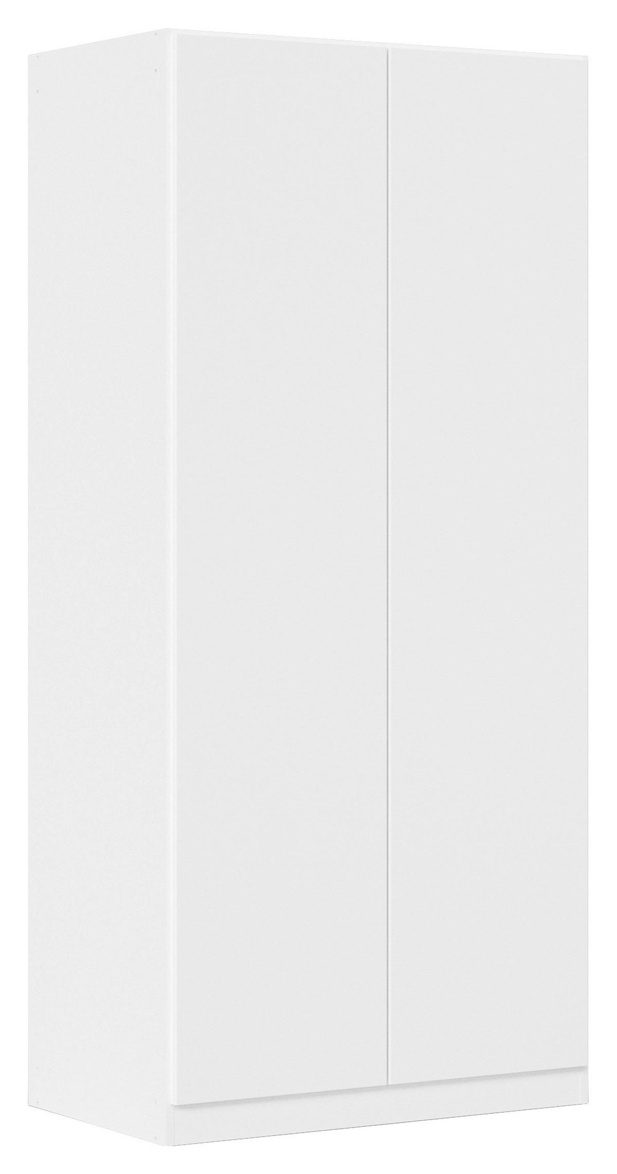 Drehtürenschrank Costa Weiß B: 91 cm - Weiß, MODERN, Holzwerkstoff (91/197/54cm) - Rauch Möbel