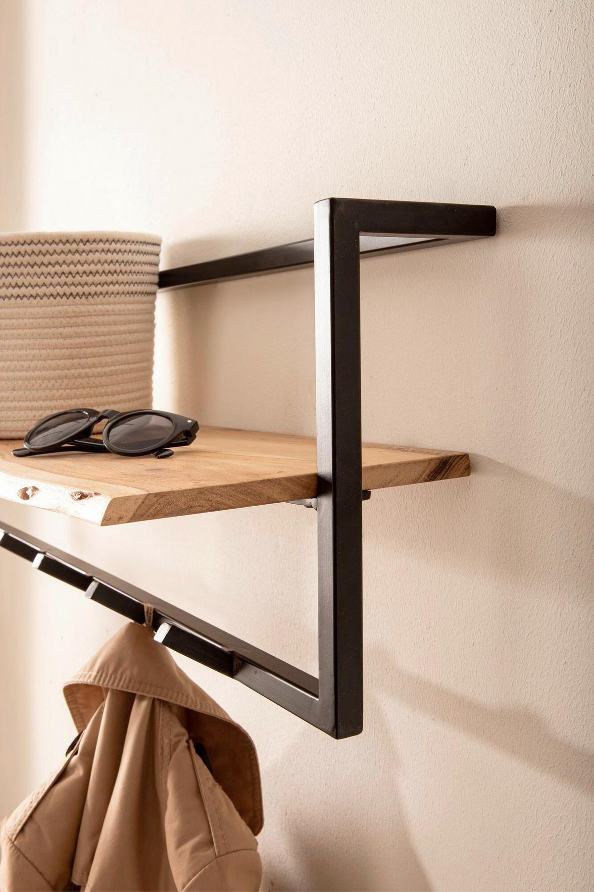 GARDEROBE Akaziefarben B: 100cm - Akaziefarben, Design, Holz (100/32/25cm) - Livetastic