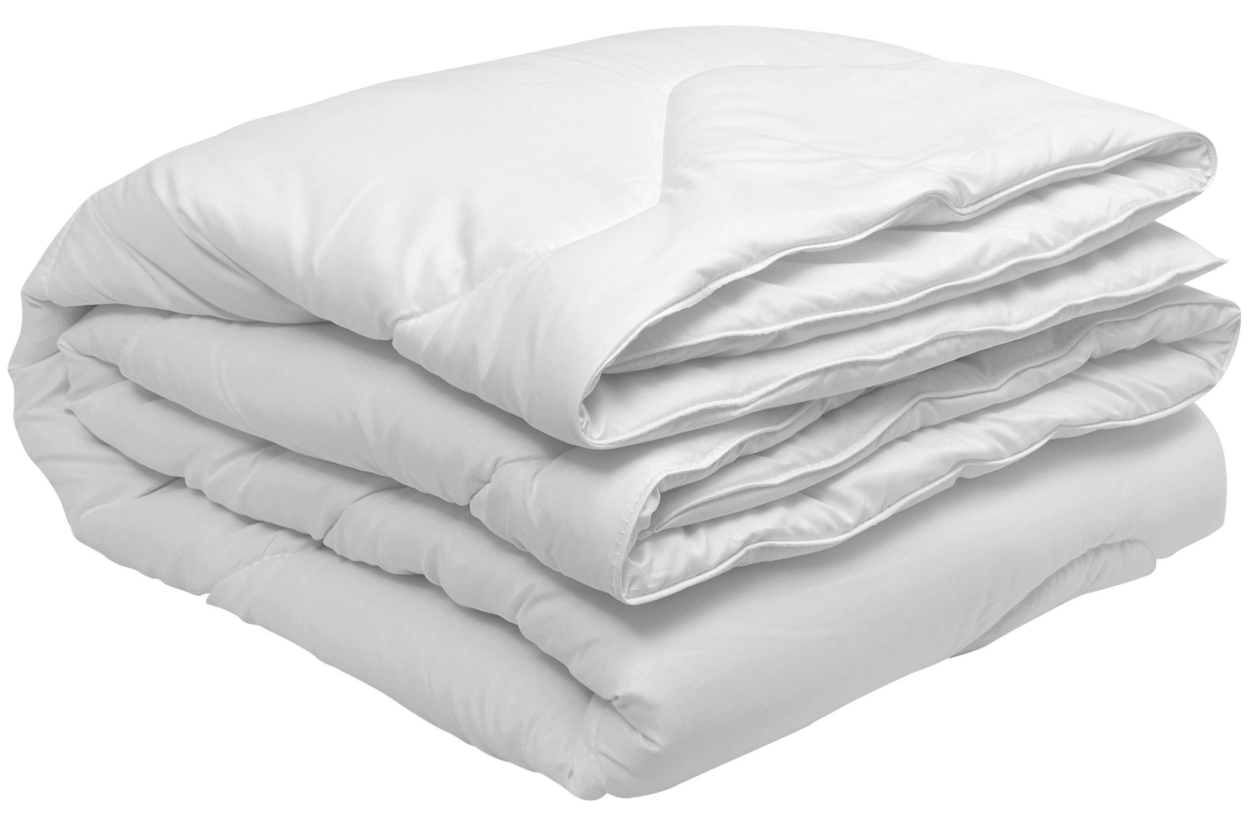 Steppdecke Daniela 140x200 cm, Temperaturausgleichend - Weiß, KONVENTIONELL, Textil (140/200cm) - Primatex