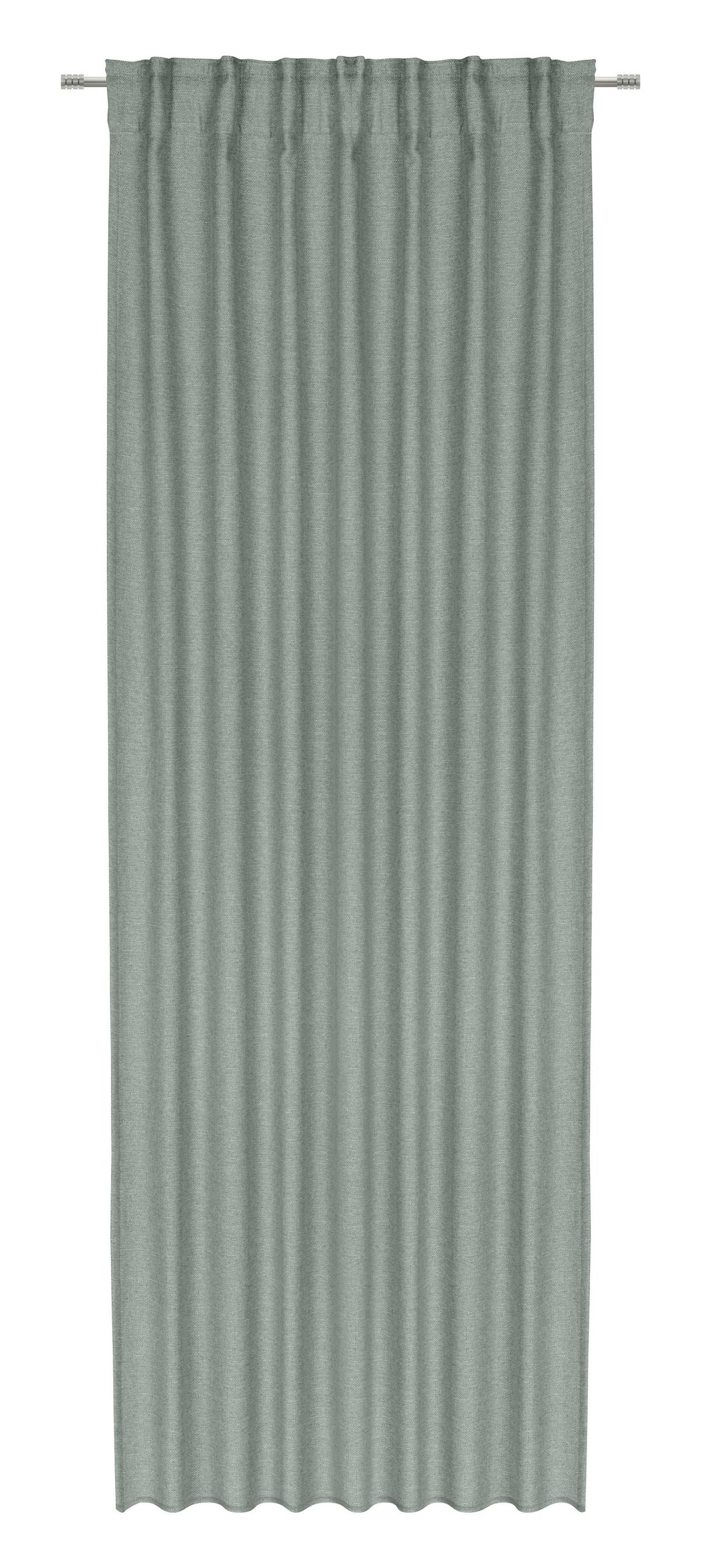 Termoizolační závěs Alfi, 135/255cm, zelená - zelená, Konvenční, textil (135/255cm) - Modern Living