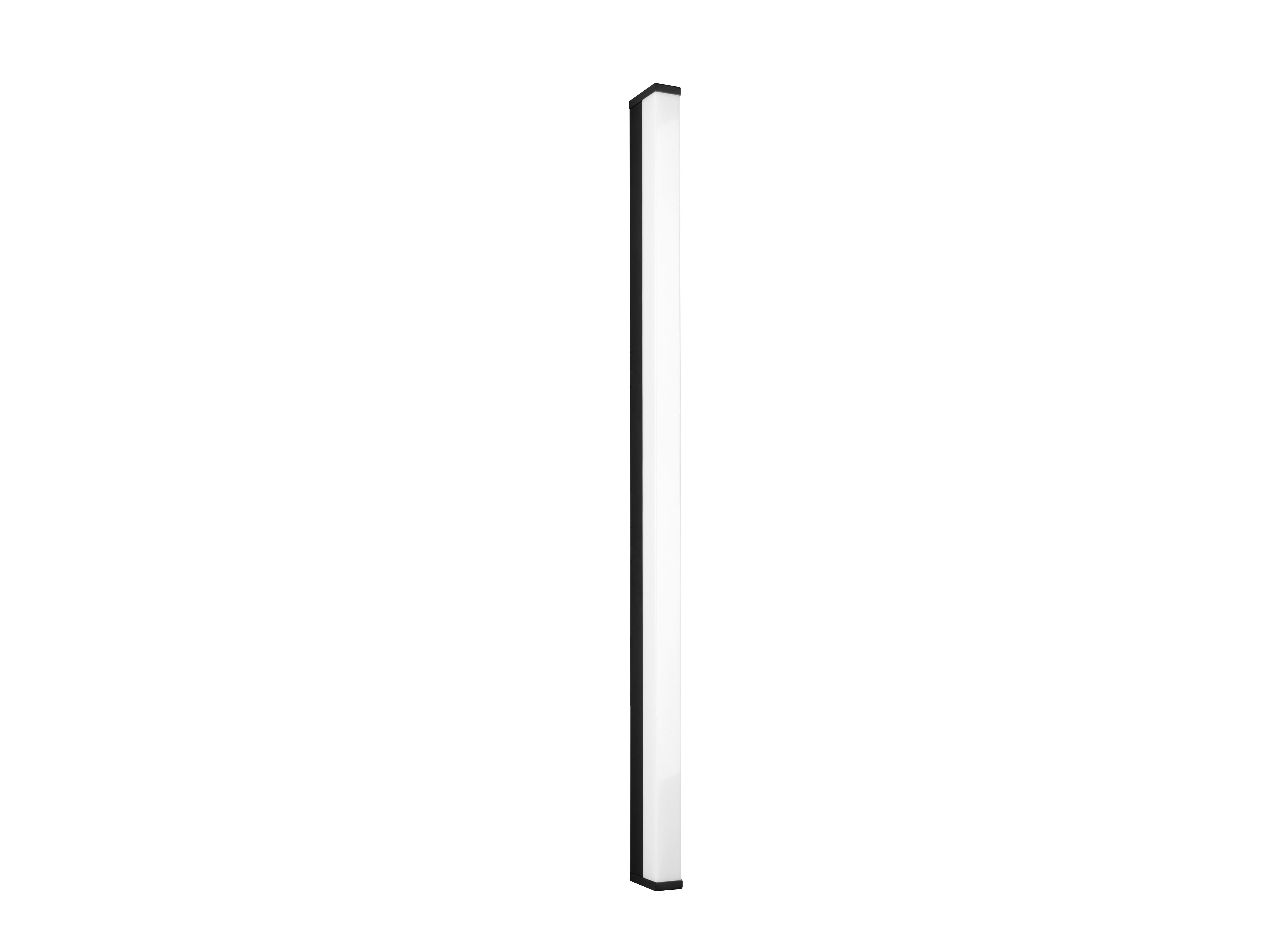 LED-Wandleuchte Fabio, 1-Flammig, Länglich - Schwarz/Weiß, Basics, Kunststoff/Metall (120/3,8/7,9cm) - Trio Leuchten