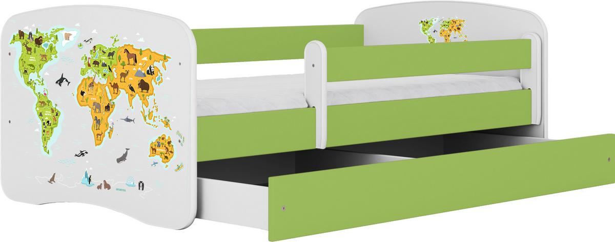 Kinder-/Juniorbett Babydreams inkl. Matratze 80x160 - Birkefarben/Weiß, MODERN, Holz/Holzwerkstoff (80/160cm) - MID.YOU