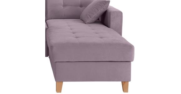 ECKSOFA Bergen - Flieder/Naturfarben, Design, Textil (231/160cm) - Luca Bessoni