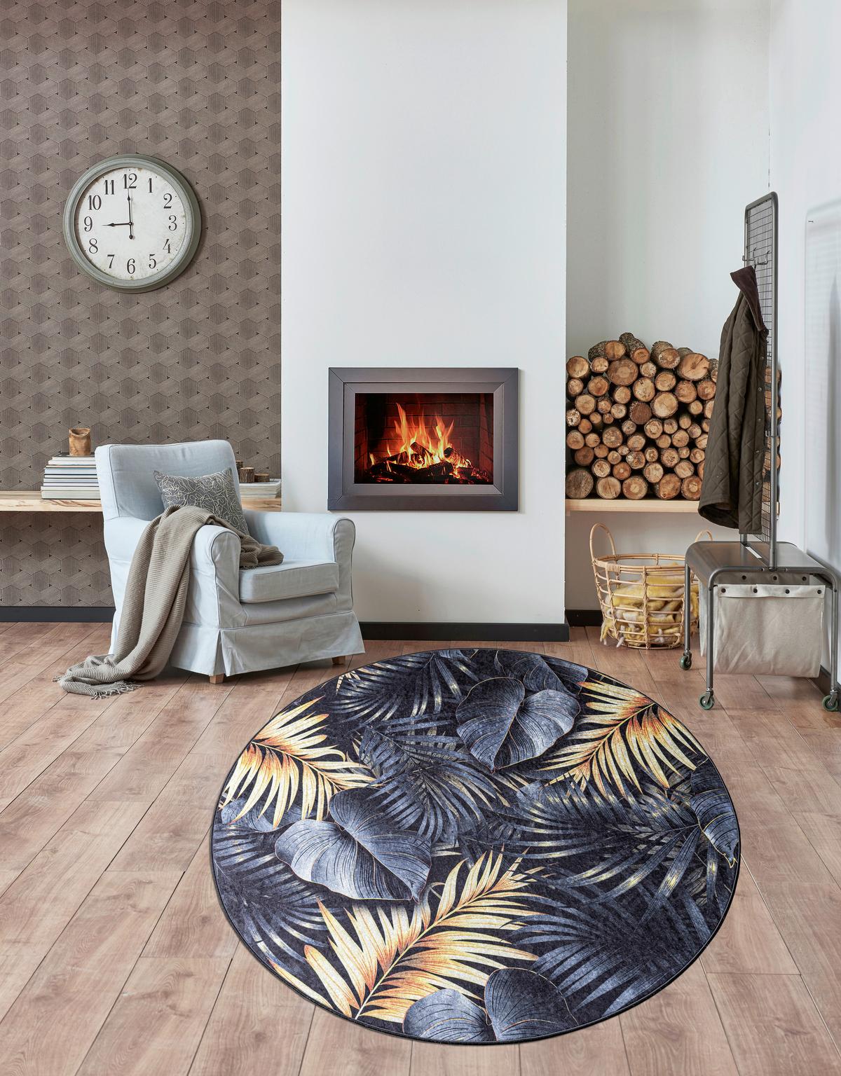 Szőnyeg Valeria Átmérő Kb. 120cm - színes, Modern, textil (120cm) - Luca Bessoni