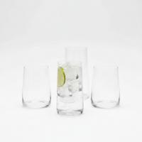 GLÄSERSET 8,5x16 , 550 ml - Klar, Basics, Glas (8,5/16cm) - Van Well