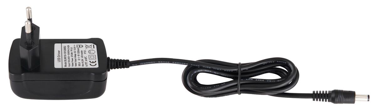 Led-tischlampe Dimmbar Schwarz Touch - Schwarz, Basics, Kunststoff/Metall (48/17/51,5cm) - Globo