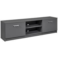 TV-Element Elenzio B: 180 cm Graphitfarben - Graphitfarben, Basics, Holzwerkstoff (180/50,8/40cm) - MID.YOU