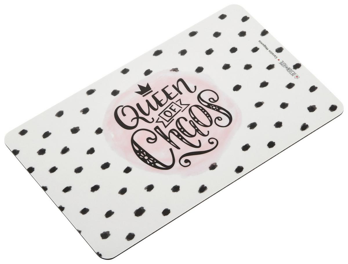 KUCHYŇSKÉ PRKÉNKO Quenn of Chaos in Weiß - bílá/růžová, Konvenční, plast (23,3/14,3/0,2cm)