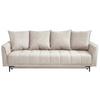 Schlafsofa Level - Beige/Schwarz, Design, Textil (235/70/108cm) - Livetastic