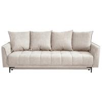 Schlafsofa Level - Beige/Schwarz, Design, Textil (235/70/108cm) - Livetastic