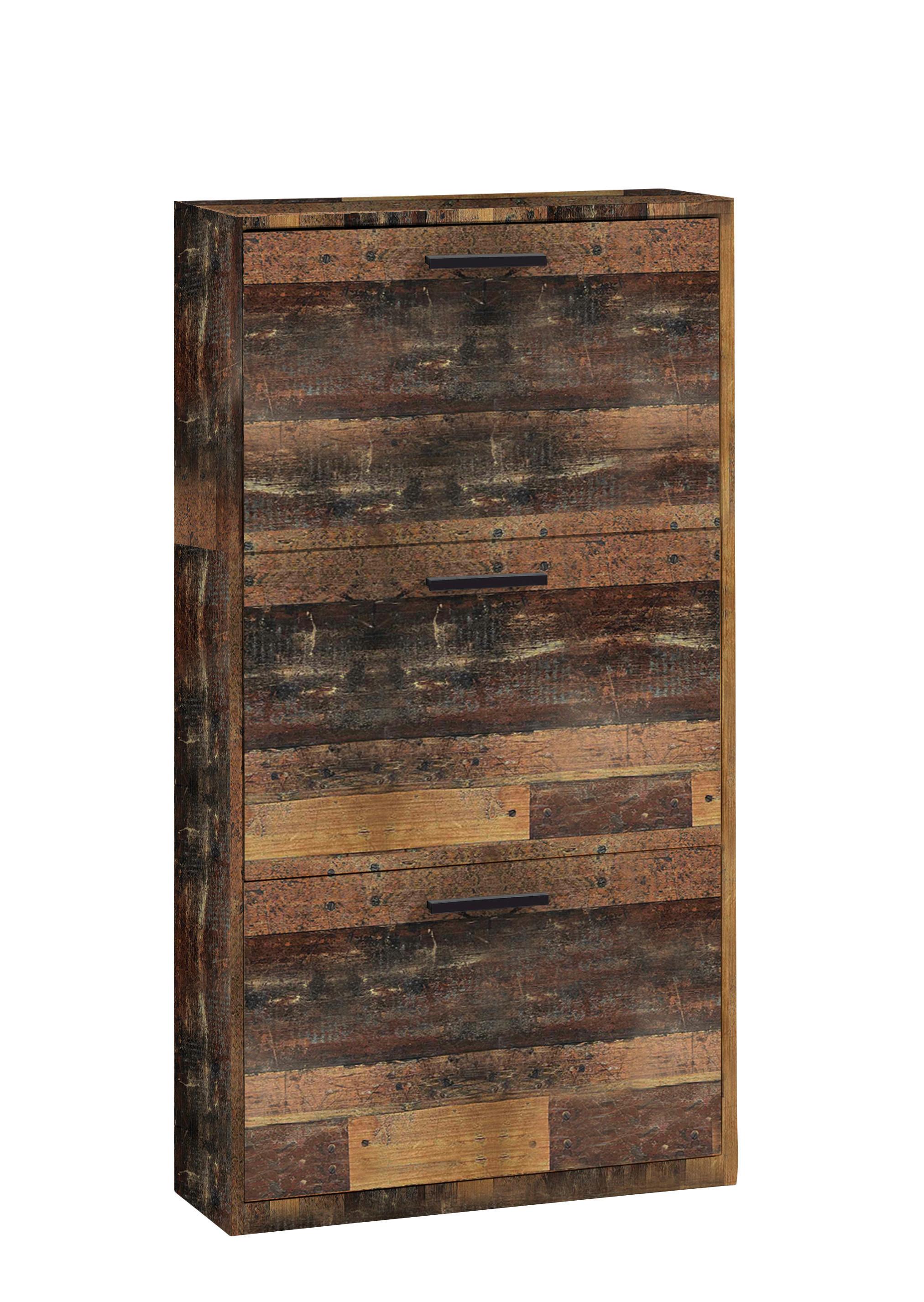 Cipősszekrény Tiger 3 64/119,7cm - ótölgy, Konventionell, faalapú anyag (64/119,7/26cm)