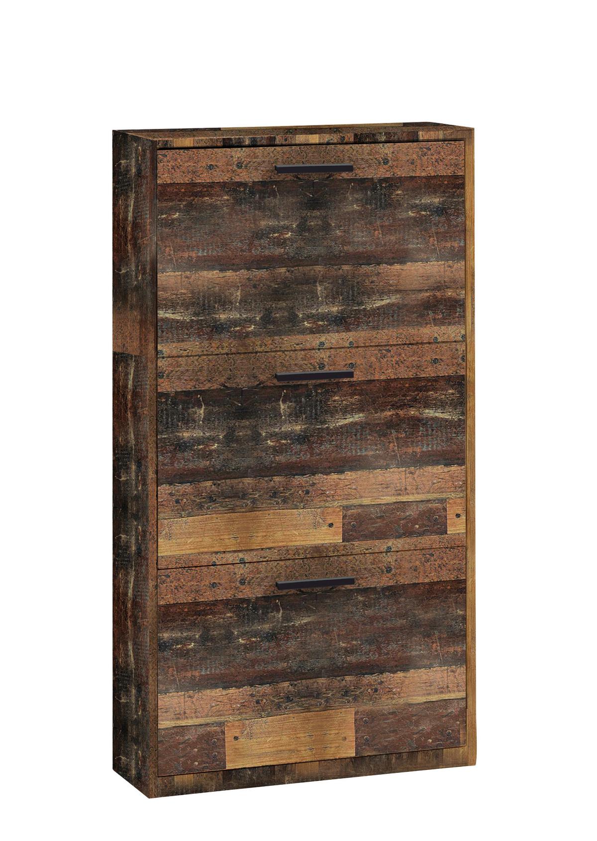 Cipősszekrény Tiger 3 64/119,7cm - ótölgy, Konventionell, faalapú anyag (64/119,7/26cm)