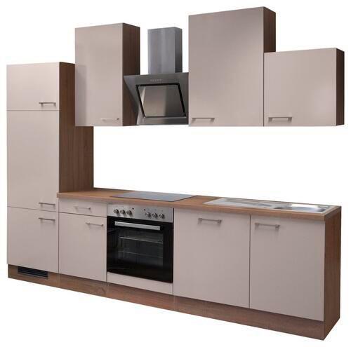 Küchenblock Nepal Sonoma Eiche/Kaschmir B: 280cm - Kaschmir/Sonoma Eiche, Basics, Holzwerkstoff (280cm) - FlexWell