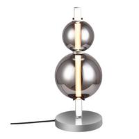 LED-Tischleuchte 3191442 - Chromfarben, Design, Glas/Metall (18/44cm) - Näve