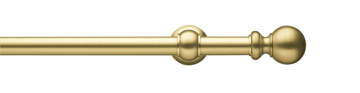 Vorhangstange Messingfarben L: 370 cm - Messingfarben, KONVENTIONELL, Metall (370cm)